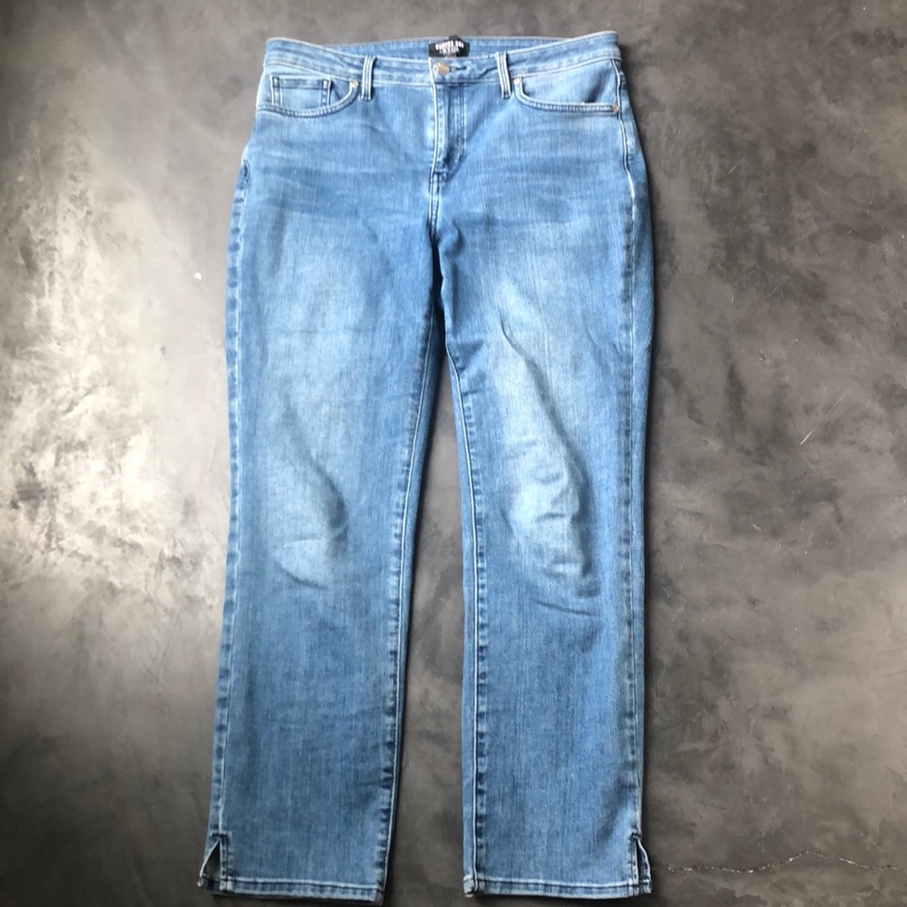 NYDJ Side Slit Ankle Jeans